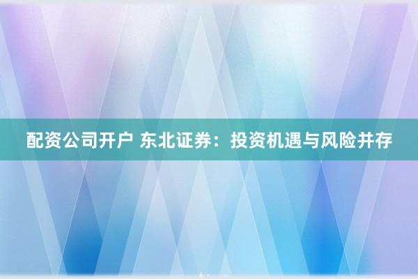 配资公司开户 东北证券：投资机遇与风险并存