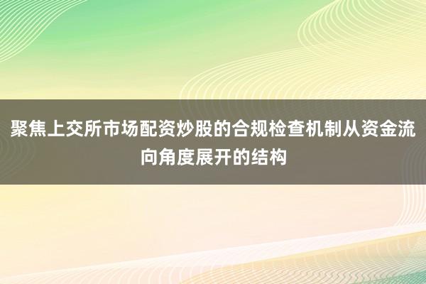聚焦上交所市场配资炒股的合规检查机制从资金流向角度展开的结构