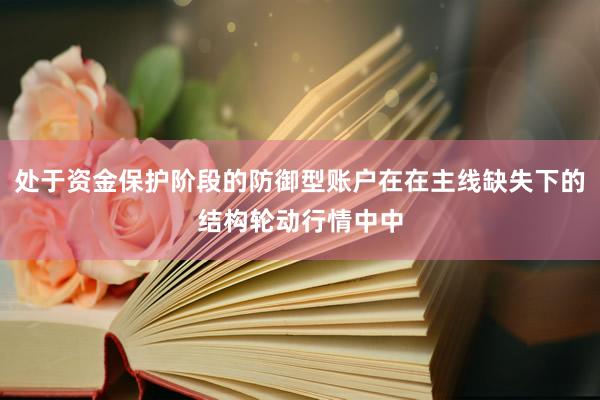 处于资金保护阶段的防御型账户在在主线缺失下的结构轮动行情中中