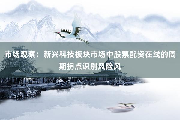 市场观察：新兴科技板块市场中股票配资在线的周期拐点识别风险风
